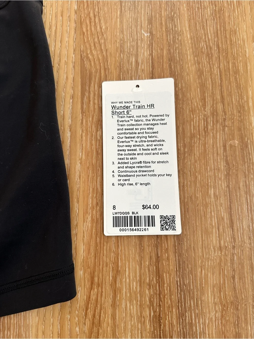 Lululemon Wunder Train High-Rise Short 6
